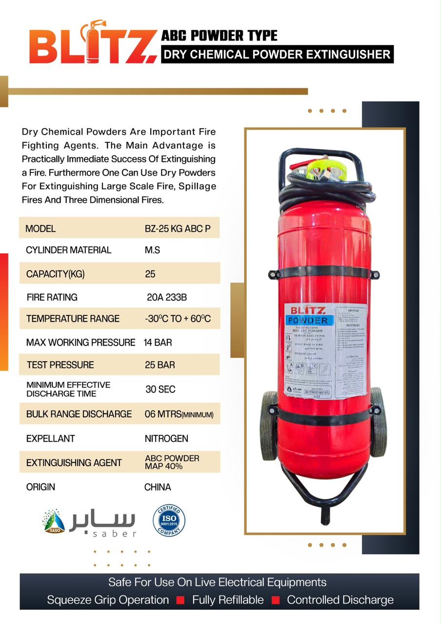 BLITZ FIRE EXTINGUISHER DCP 25KG