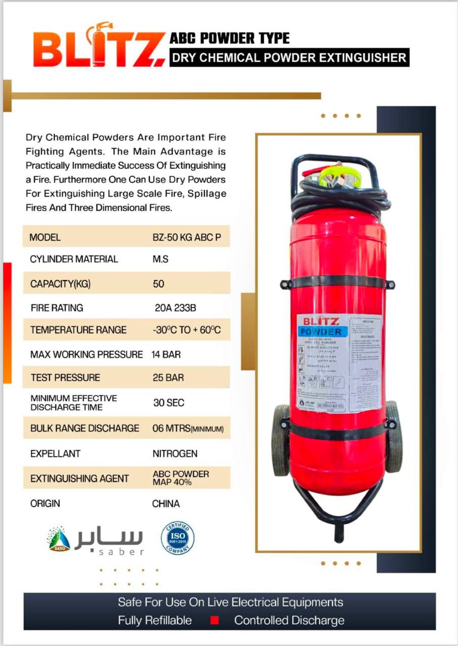 BLITZ FIRE EXTINGUISHER DCP 50KG