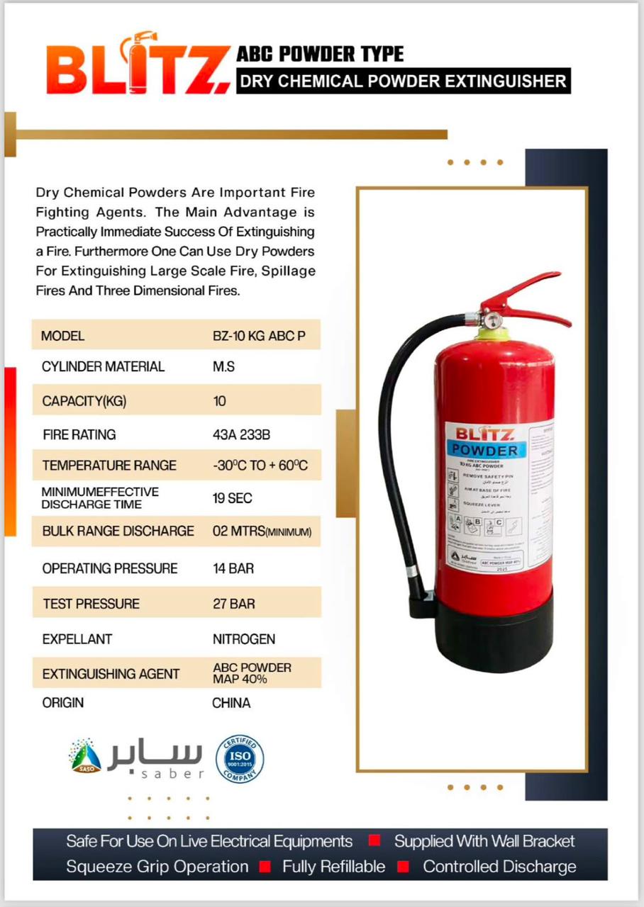 BLITZ FIRE EXTINGUISHER DCP 10KG